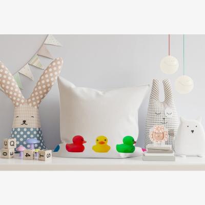 The Range Coloured Rubber Ducks Cushion - Yellow / 60cm