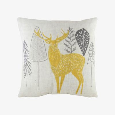 The Range Hulder Stag Stag Cushion - Natural