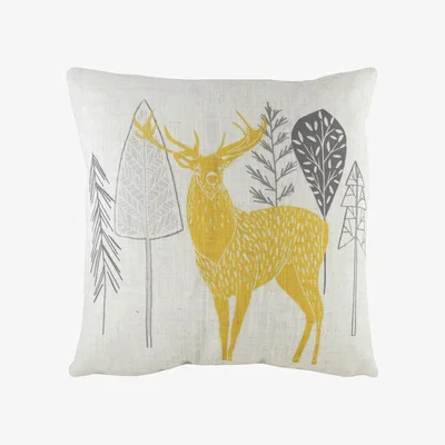 The Range Hulder Stag Stag Cushion - Natural
