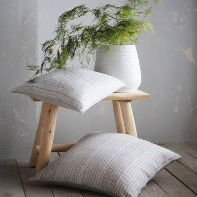 The Range Admiral Feather Cushion - Light Grey