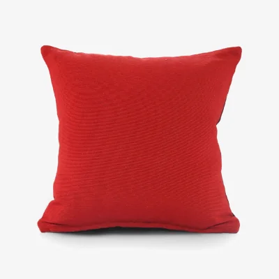 The Range Noel Square Luxury Chenille Floral Merry Xmas Filled Cushion - Red