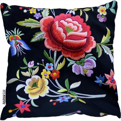 The Range Shawl Cushion - Red / 45cm