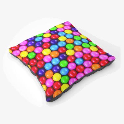 The Range Brightly Colored Gum Balls Floor Cushion - Pink