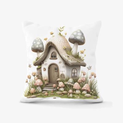 The Range Sweet Easter Cottage Cushion - Neutral / 45cm