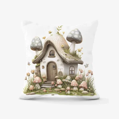 The Range Sweet Easter Cottage Cushion - Neutral / 45cm