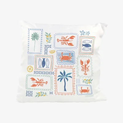 The Range Mediterranean Summer Mosaic Cushion - Multi