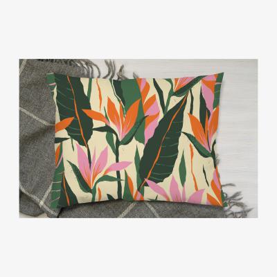 The Range Jungle Plants Cushion - Green
