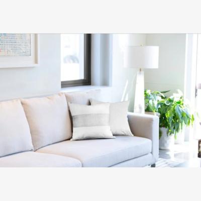 The Range Diamante Cushions - White, Gray