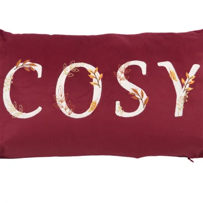 The Range Cosy Cushion - Burgundy