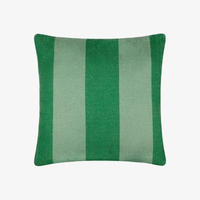 The Range Deck Stripe Woven Outdoor Cushion - Green
