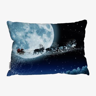 The Range Magic Santa'S Sleigh Stylish Cushion - Blue