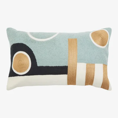 The Range Bosie Ozella Abstract Rectangular Cushion - Multicolour