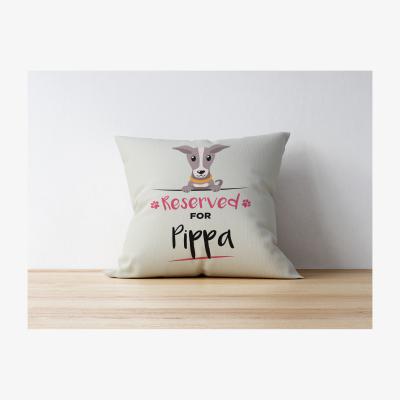 The Range Personalised Greyhound Cushion