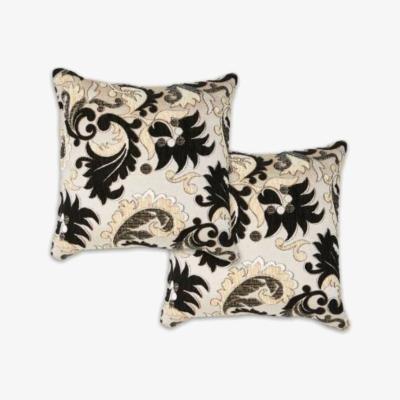 The Range Baroque Cushions - Beige, Black