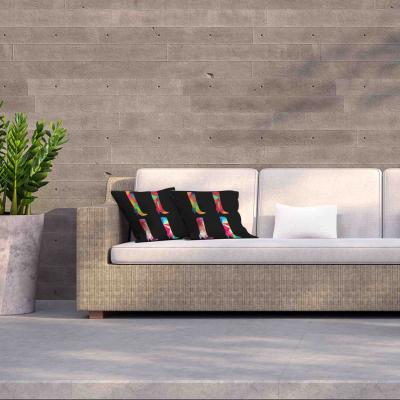 The Range Geometric Boots Outdoor Cushion - Black / 60cm