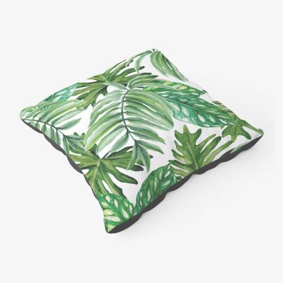 The Range Exotic Rainforest Leaves Floor Cushion - Green