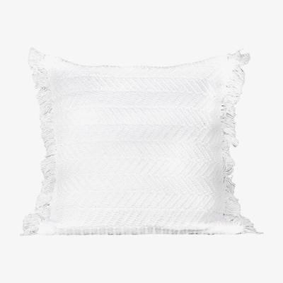 The Range Chevron Outdoor Cushion - White
