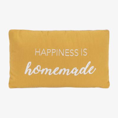 The Range Happiness is Homemade Cushion - Yellow