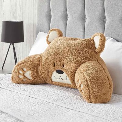 The Range Teddy Bear Lumbar Pillow Support Cushion - Brown
