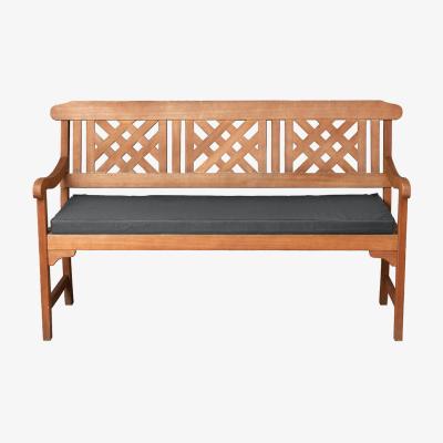 The Range Large Garden Bench Pad - Grey