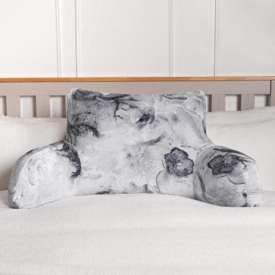 The Range Marble Print Cuddle Cushion - Grey