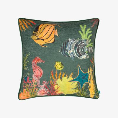 The Range Abyss Under the Sea Chenille Cushion - Bottle / Polyester