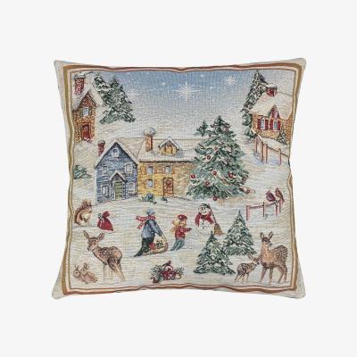 The Range Winter Scene Tapestry Cushion