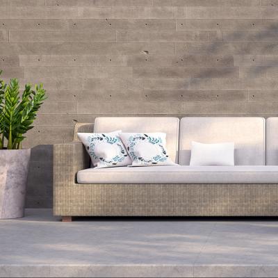The Range Blue Leaves Frame Outdoor Cushion - Blue / 60cm
