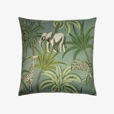 The Range Jungle Parade Cushion - Green / Polyester