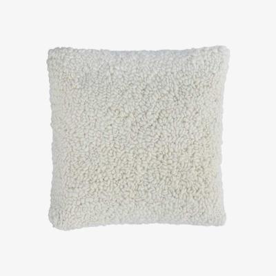 Rockett St George Cream Chunky Boucle Cushion