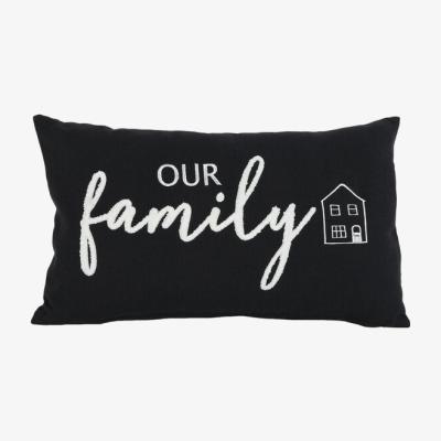 The Range Family Cushion Black