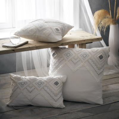 The Range Portfolio Home Amara Filled Aztec Cushion - Cream / 56cm