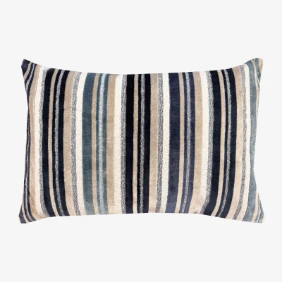 The Range Sandringham Stripe Cushion - Blue
