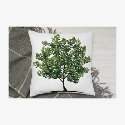 The Range Tree Cushion - Green / 45