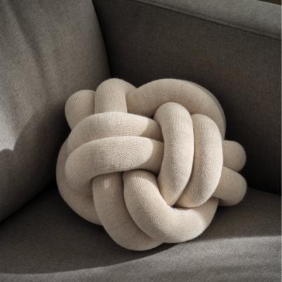 The Range Beige Ultra soft Mini Jumbo Knot Pillow - Beige