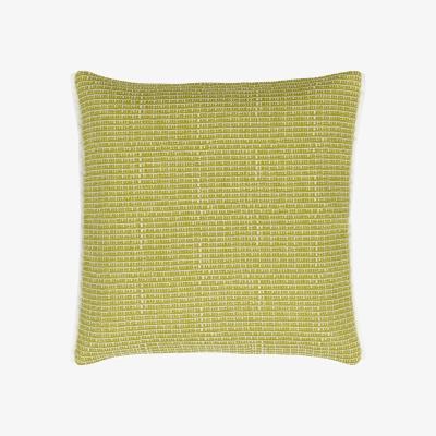 The Rug Seller Pompano Geometric Outdoor Cushion By Designers Guild in Acacia Green