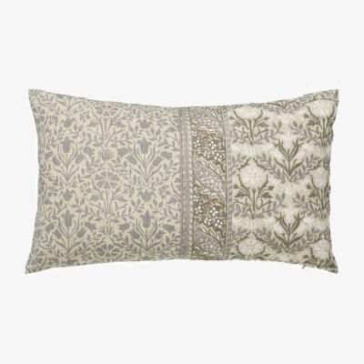 The Rug Seller Wandle Cushion By Designer Morris & Co in Grey