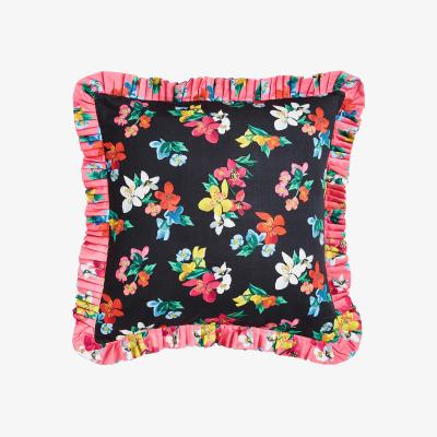 The Rug Seller Hula Floral Cushion by Ted Baker in Delphinium Multi