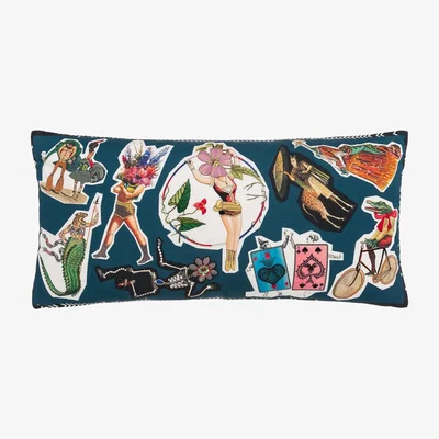 The Rug Seller Christian Lacroix Circus Abstract Cushion in Multicolore