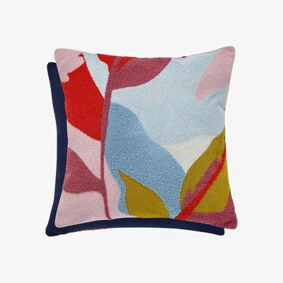 The Rug Seller Abstract Floral Cushion By Joules in Multi