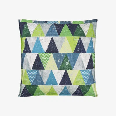 The Rug Seller Biscayne Outdoor Cushion By Designers Guild in Cobalt Blue