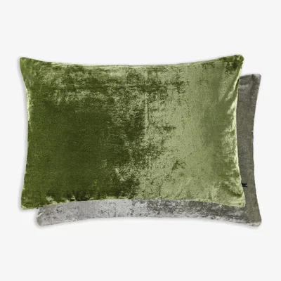 The Rug Seller Danny Cushion by William Yeoward in Forest Slate Grey&nbsp;60x40cm