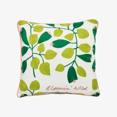 The Rug Seller Bloomin Wild Cushion By Scion in Mint Leaf Green45x45cm