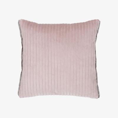 The Rug Seller Designers Guild Cassia Cord Velvet Cushion in Rose Pink