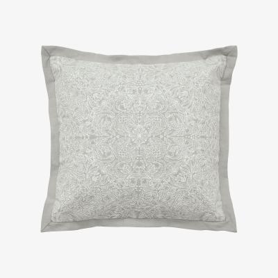 The Rug Seller Pure Ceiling Embroidery Cushion by Morris & Co in Silver Grey&nbsp;45x45cm