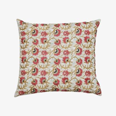 The Rug Seller Seasons By May Cushion in Linen Grey By Morris & Co
