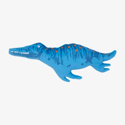 The Rug Seller Sea Monsters Velvet Cushion by Joules in Blue&nbsp;60x20cm