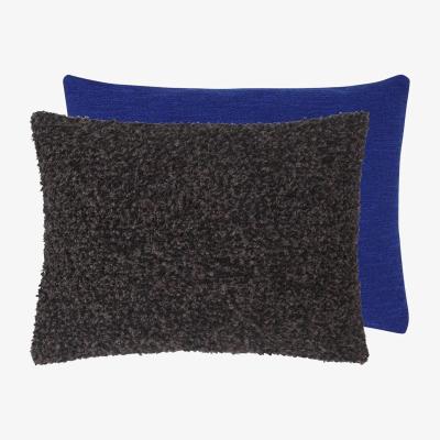 The Rug Seller Fontenoy Chunky Two-Toned Boucle Cushion In Espresso