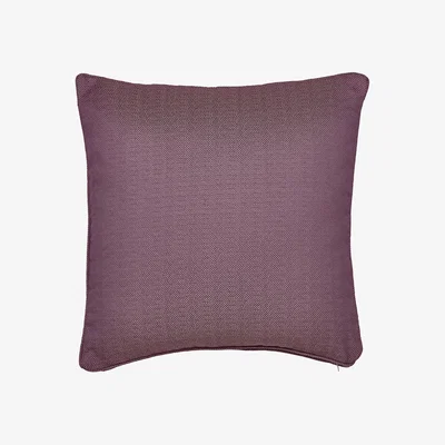 The Rug Seller Eden Plain Cushion by Helena Springfield in Grape Purple&nbsp;45x45cm