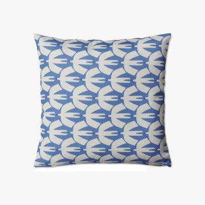 The Rug Seller Pajaro Indoor Outdoor Cushion 623918 by Scion in Electric Blue